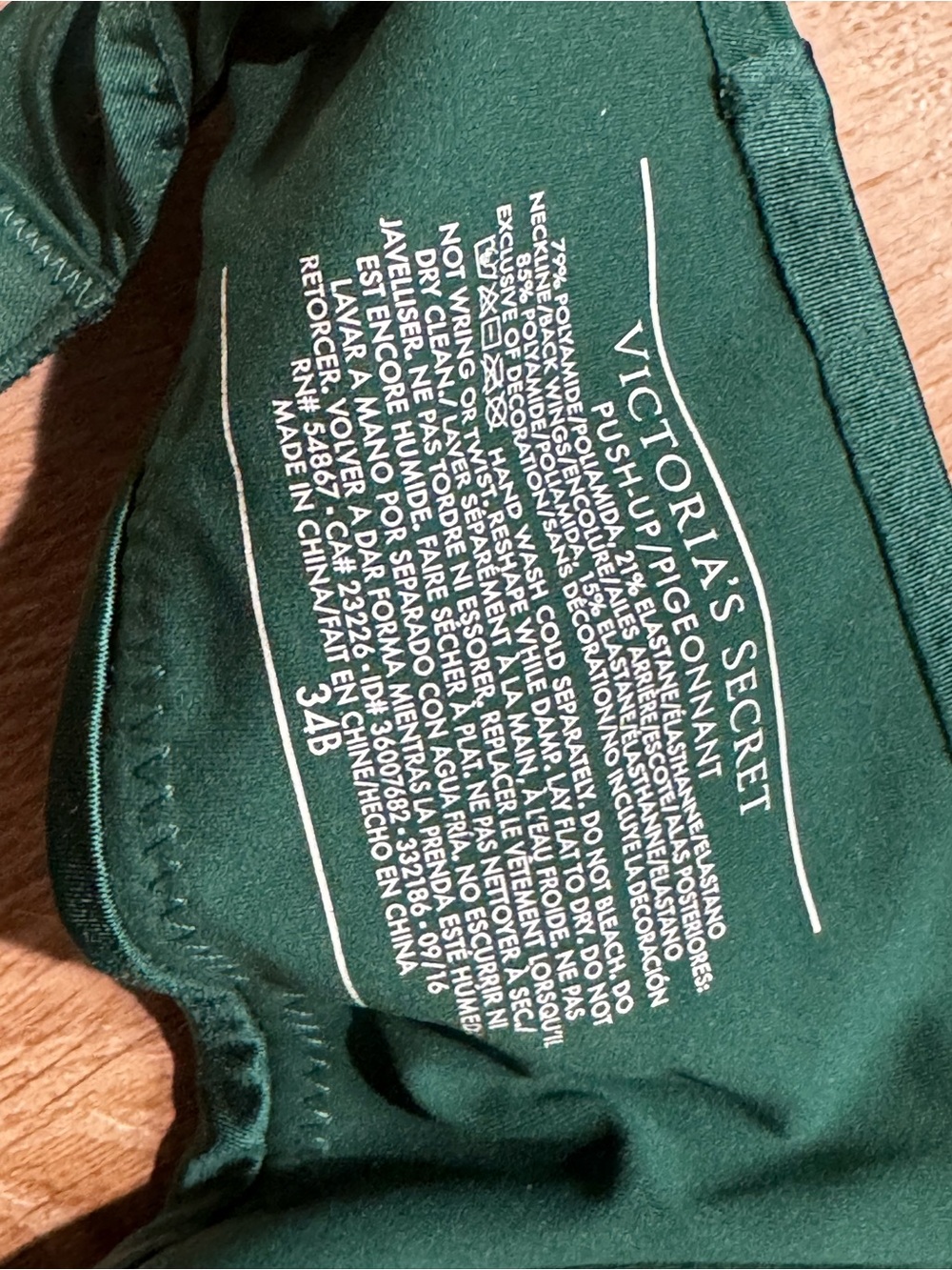 Victoria’s Secret Assorted Colors and Prints Padded Push-Up Bras Size 34B 5/$40 - Picture 8 of 12